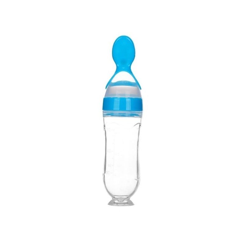 EasyBottle™ | Biberon avec cuillère pour nouveau - né - Mamas & Trésors