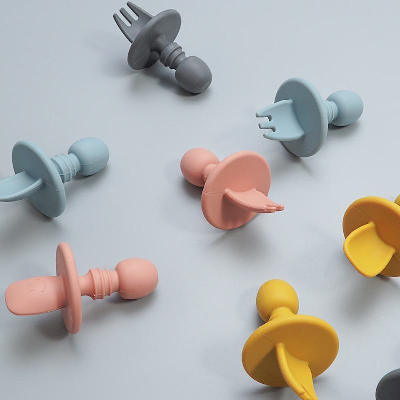 CuttieSpoon™ | Cuillère et fourchette pour bébé | Maman - Mamas & Trésors